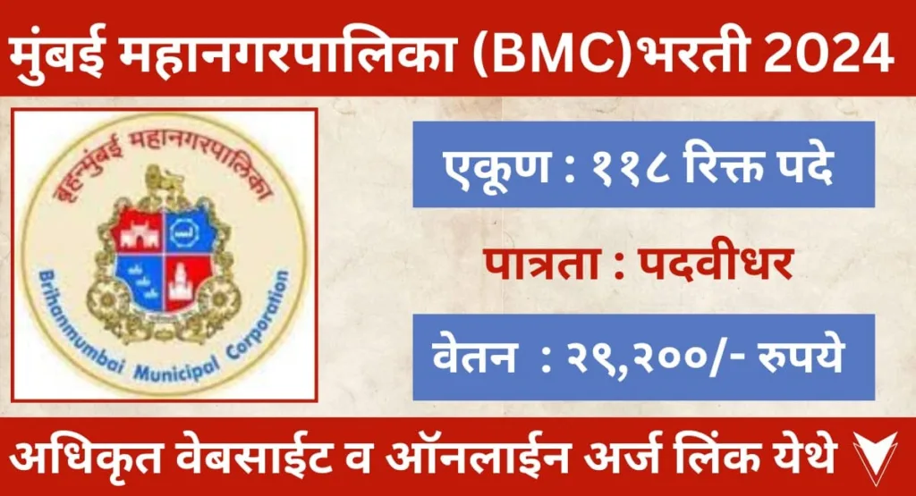 BMC License Inspector Bharti 2024