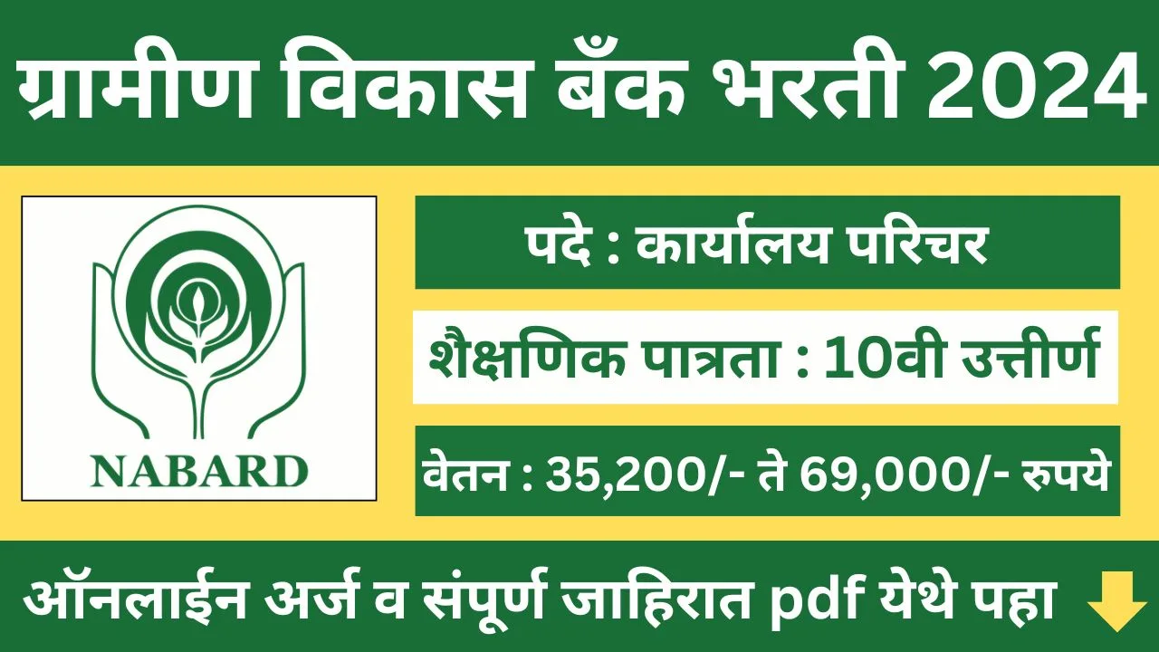 Nabard Recruitment 2024