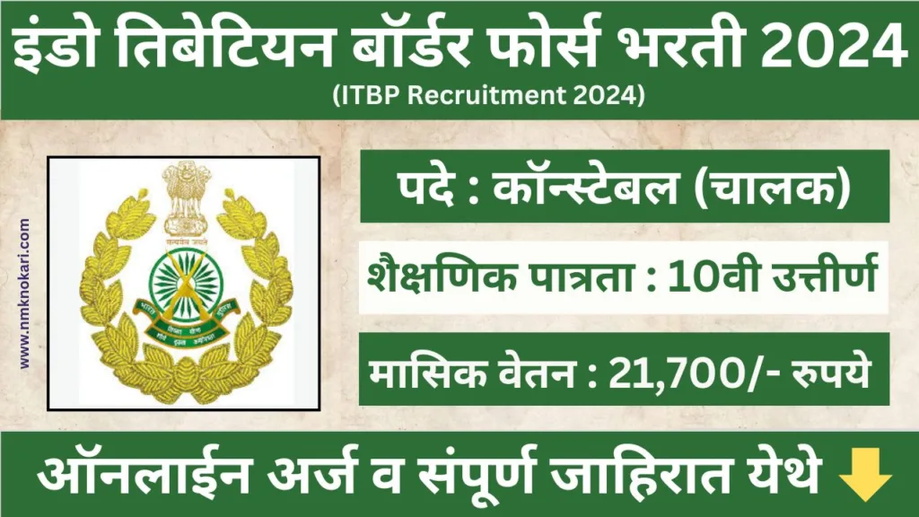 ITBP Recruitment 2024