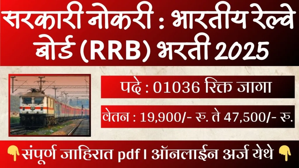 RRB Ministerial Bharti 2025