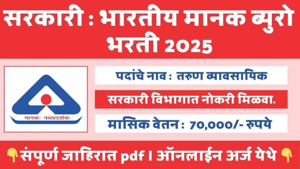 Bureau of Indian Standards Bharti 2025
