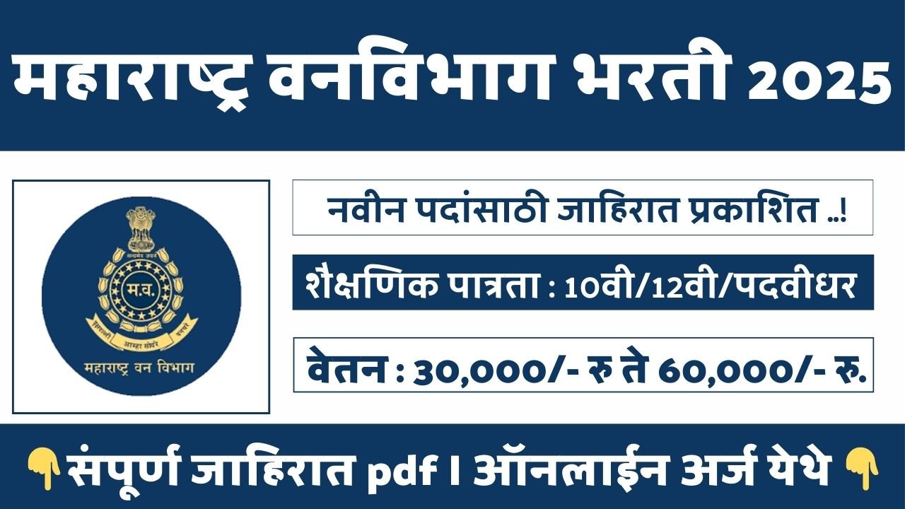 Thane Vanvibhag Bharti 2025