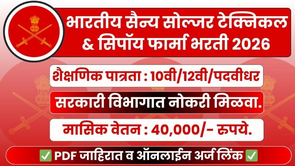 Indian Army ZRO Pune Bharti 2026