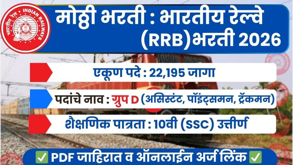 RRB Group D Bharti 2026