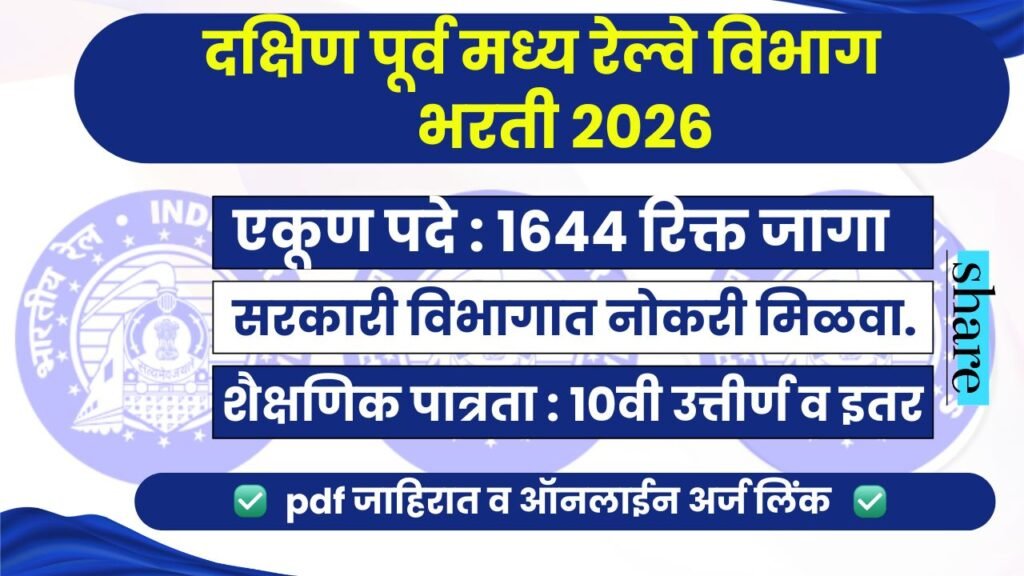 SECR Bharti 2026