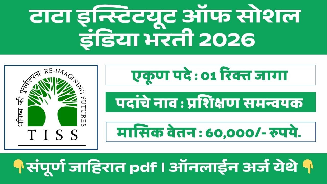 TISS Recruitment 2026